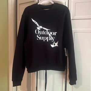 Black RC Outdoor Supply crewneck sweatshirt